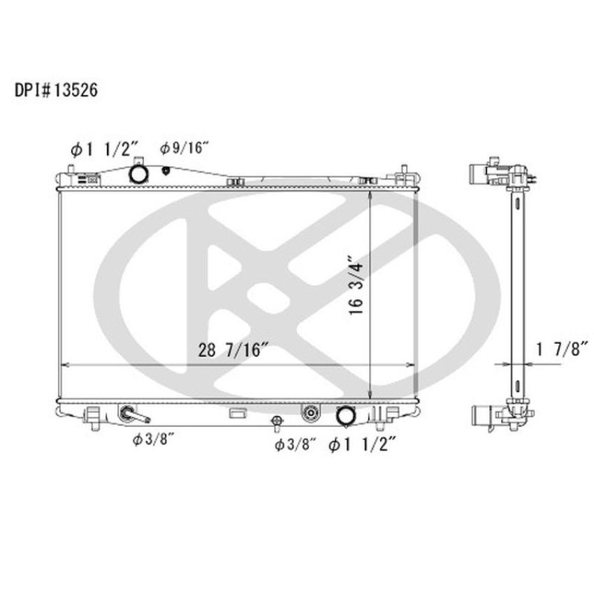 KOYORAD A13526 Koyorad Radiator A13526
