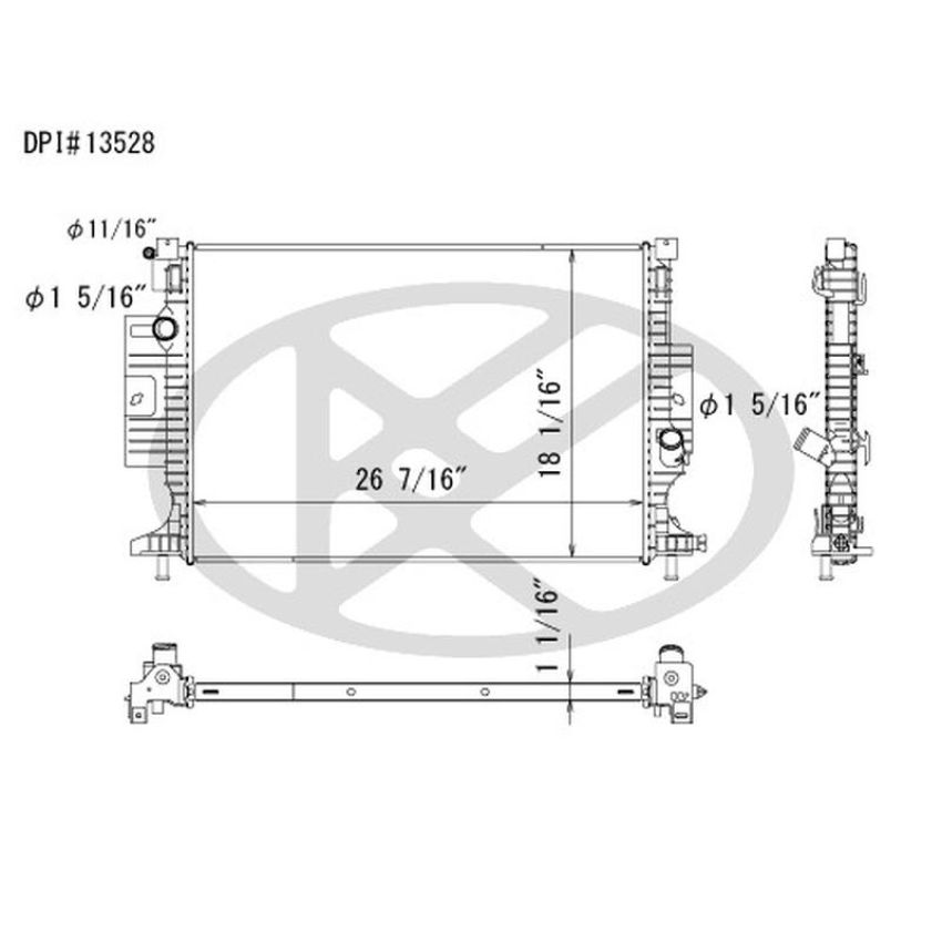 KOYORAD A13528 Koyorad Radiator A13528