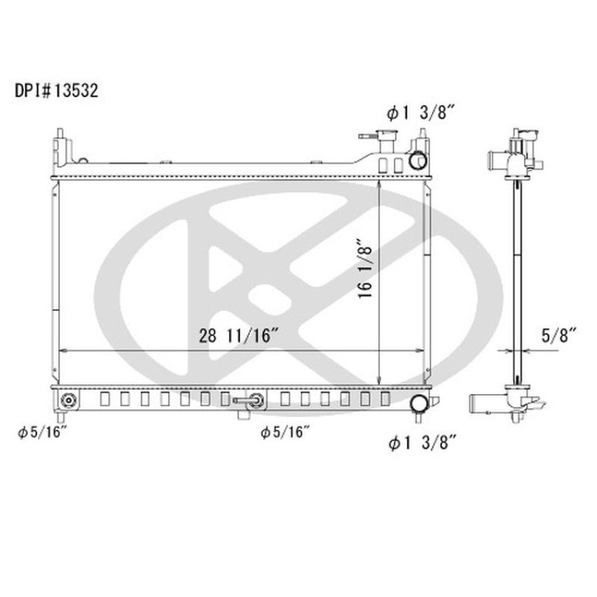 KOYORAD A13532 Koyorad Radiator A13532