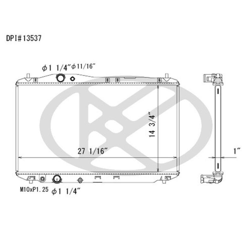 KOYORAD A13537 Koyorad Radiator A13537