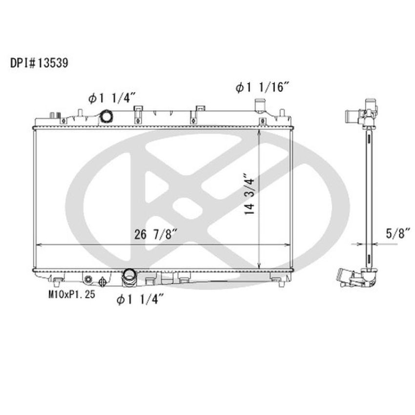 KOYORAD A13539 Koyorad Radiator A13539