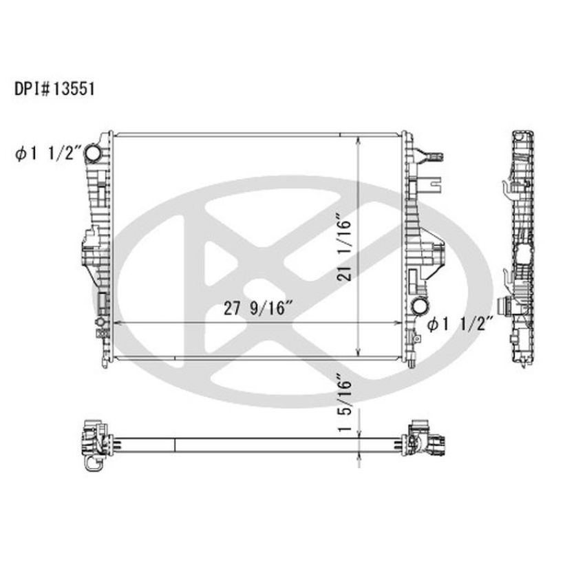 KOYORAD A13551 Koyorad Radiator A13551