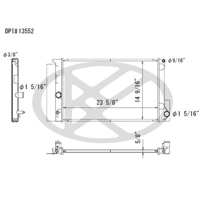 KOYORAD A13552 Koyorad Radiator A13552