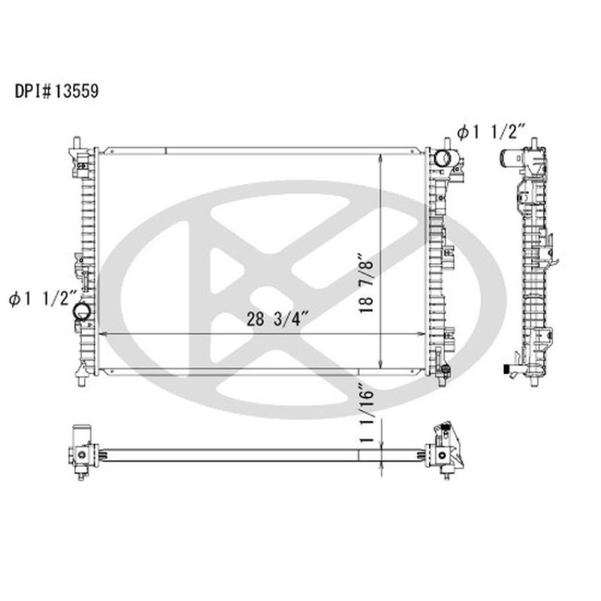KOYORAD A13559 Koyorad Radiator A13559