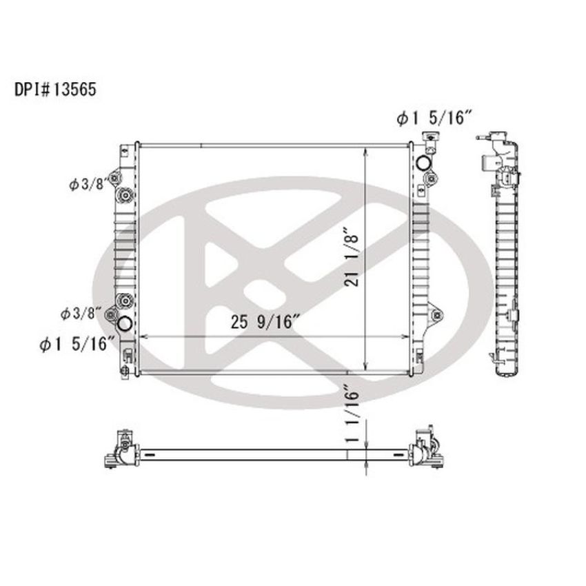 KOYORAD A13565 Koyorad Radiator A13565