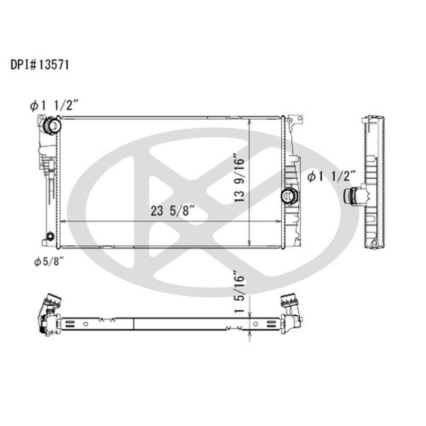 KOYORAD A13571 Koyorad Radiator A13571