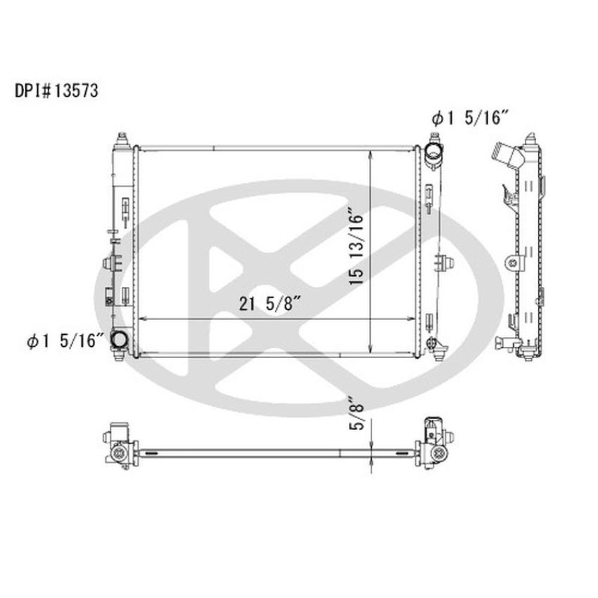 KOYORAD A13573 Koyorad Radiator A13573