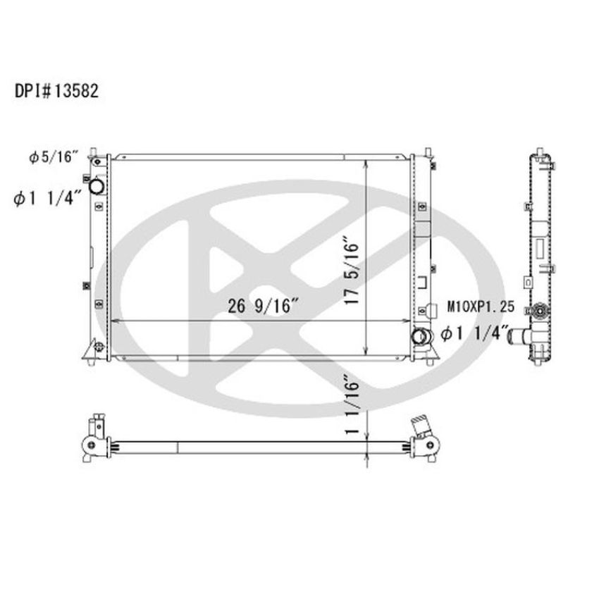 KOYORAD A13582 Koyorad Radiator A13582