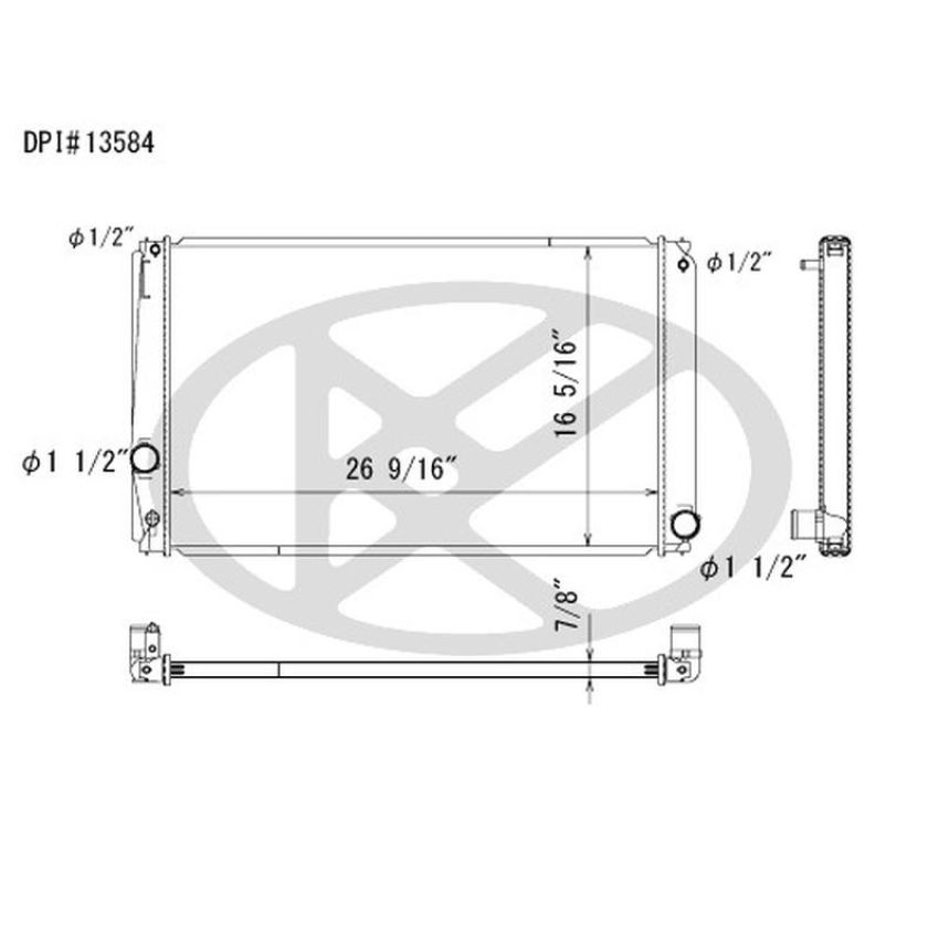 KOYORAD A13584 Koyorad Radiator A13584