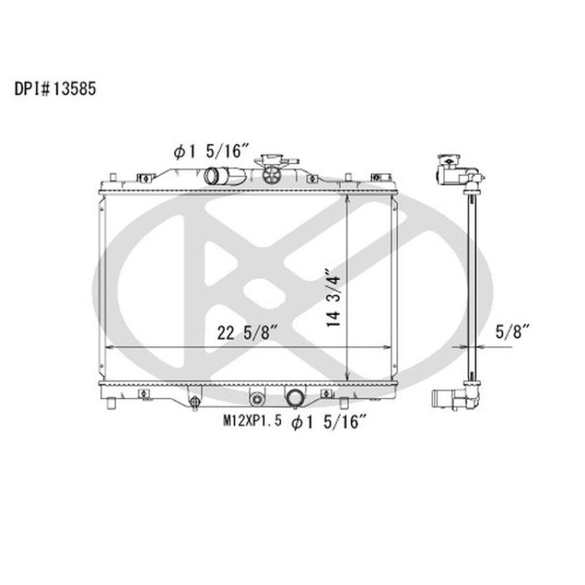 KOYORAD A13585 Koyorad Radiator A13585