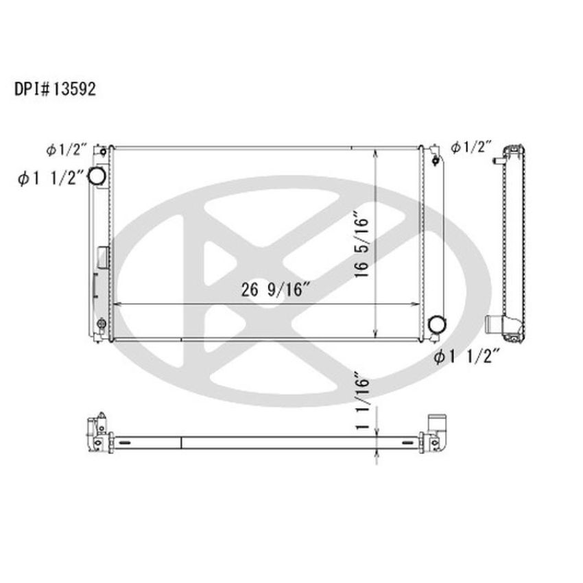 KOYORAD A13592 Koyorad Radiator A13592