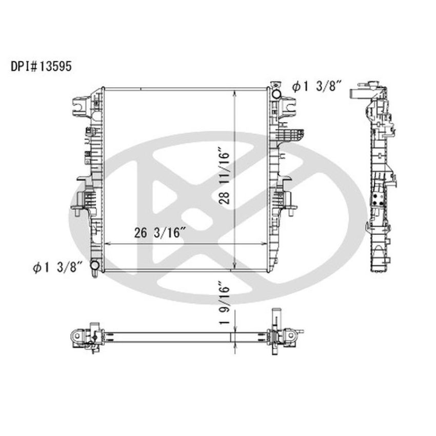 KOYORAD A13595 Koyorad Radiator A13595