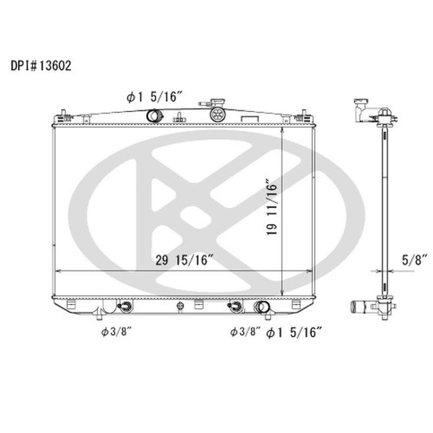 KOYORAD A13602 Koyorad Radiator A13602