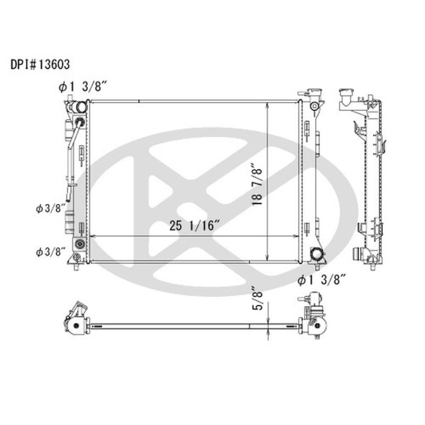 KOYORAD A13603 Koyorad Radiator A13603