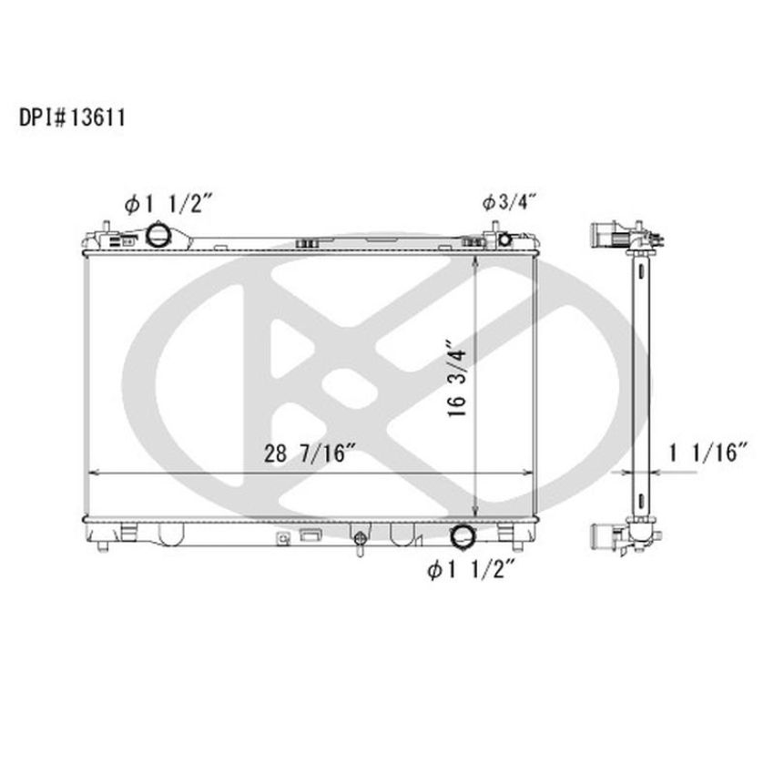 KOYORAD A13611 Koyorad Radiator A13611
