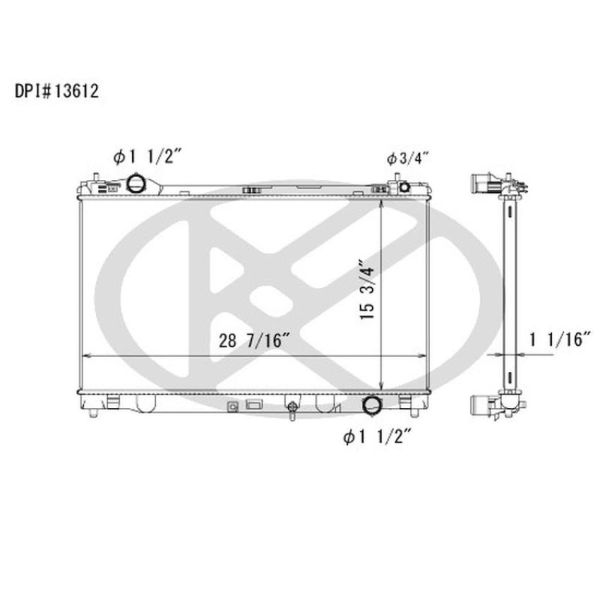 KOYORAD A13612 Koyorad Radiator A13612