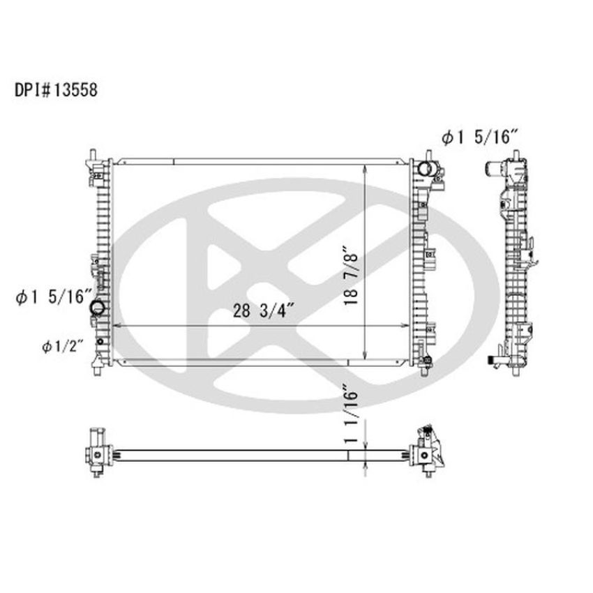 KOYORAD A13619 Koyorad Radiator A13619