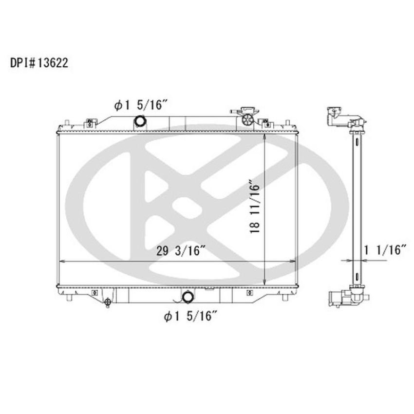 KOYORAD A13622 Koyorad Radiator A13622