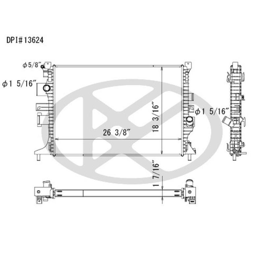 KOYORAD A13624 Koyorad Radiator A13624