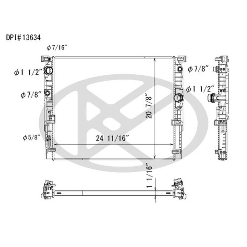 KOYORAD A13634 Koyorad Radiator A13634