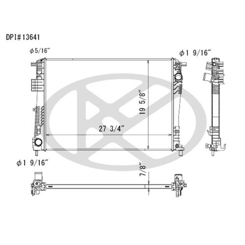 KOYORAD A13641 Koyorad Radiator A13641