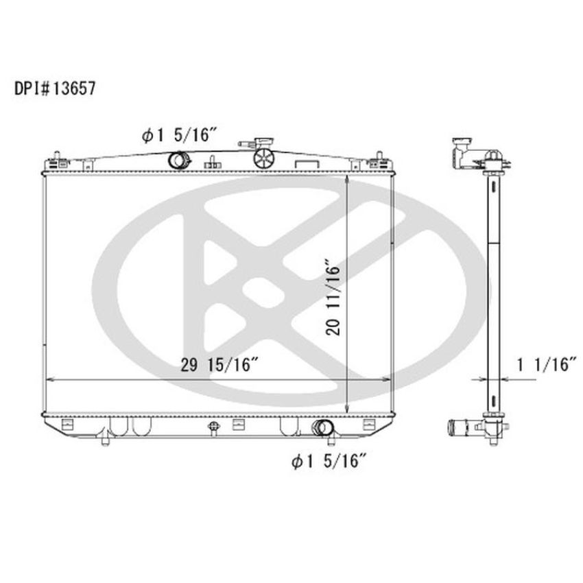 KOYORAD A13657 Koyorad Radiator A13657