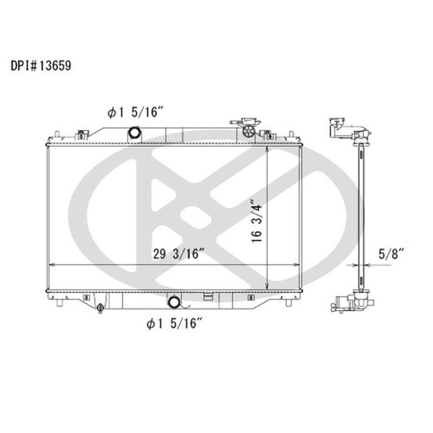 KOYORAD A13659 Koyorad Radiator A13659