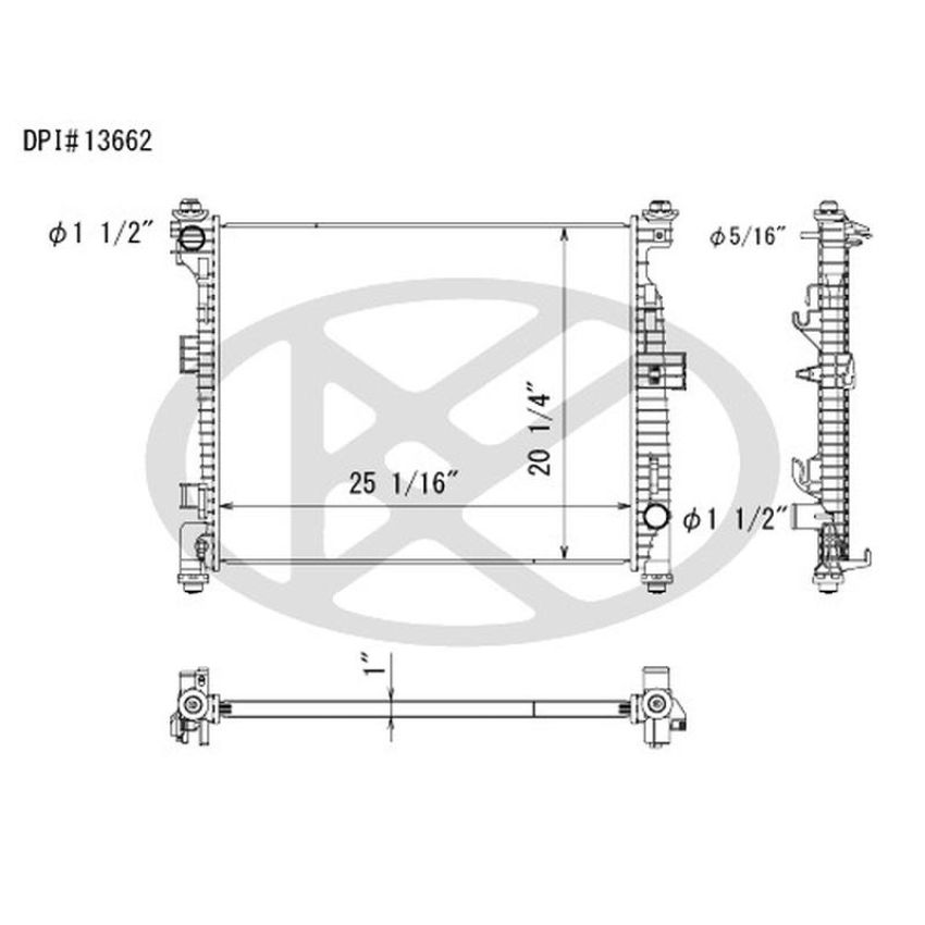 KOYORAD A13662 Koyorad Radiator A13662