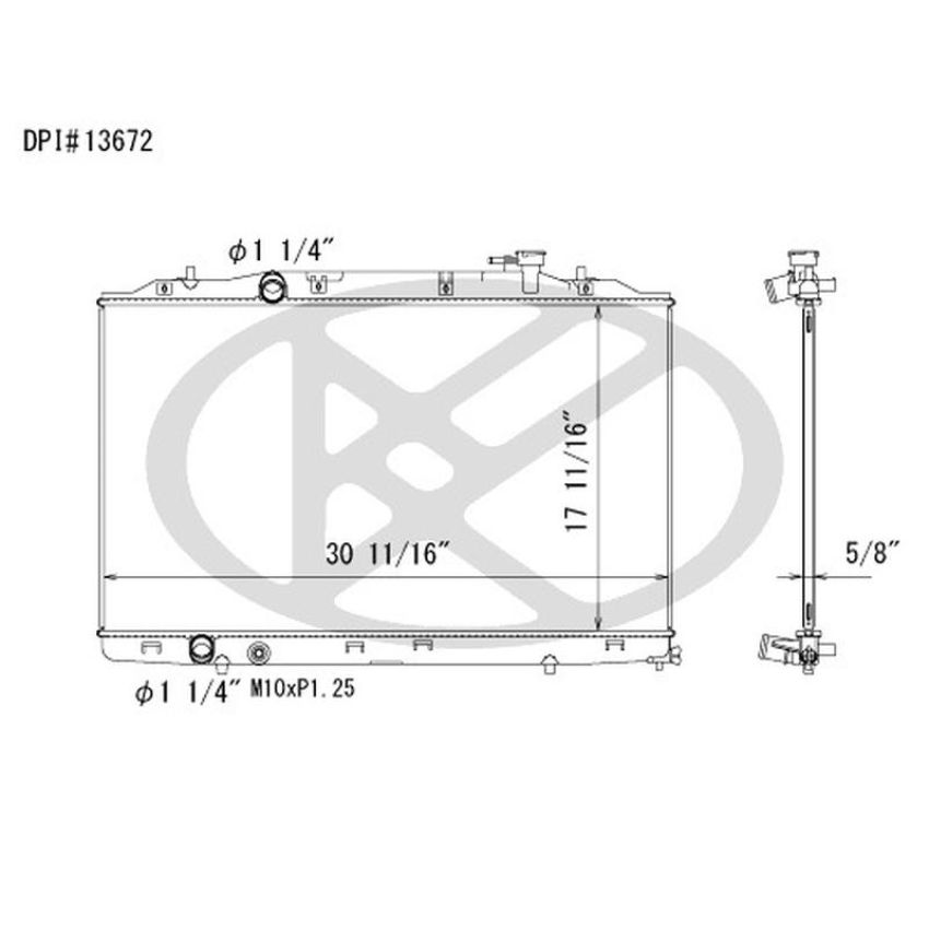 KOYORAD A13672 Koyorad Radiator A13672