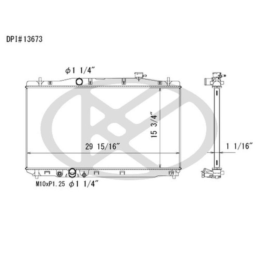 KOYORAD A13673 Koyorad Radiator A13673