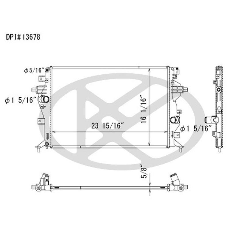 KOYORAD A13678 Koyorad Radiator A13678