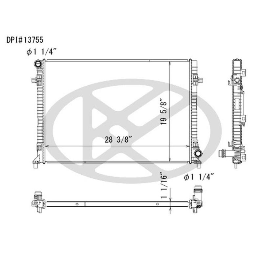 KOYORAD A13755 Koyorad Radiator A13755
