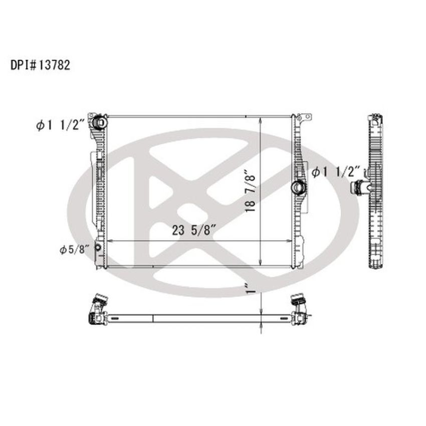 KOYORAD A13782 Koyorad Radiator A13782