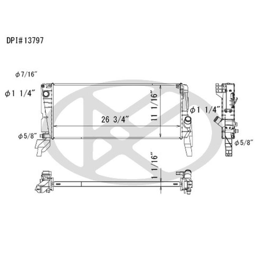 KOYORAD A13797 Koyorad Radiator A13797