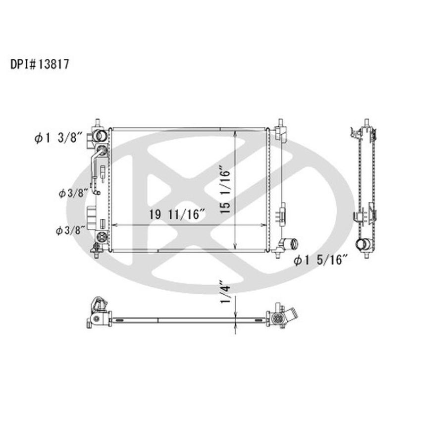 KOYORAD A13817 Koyorad Radiator A13817
