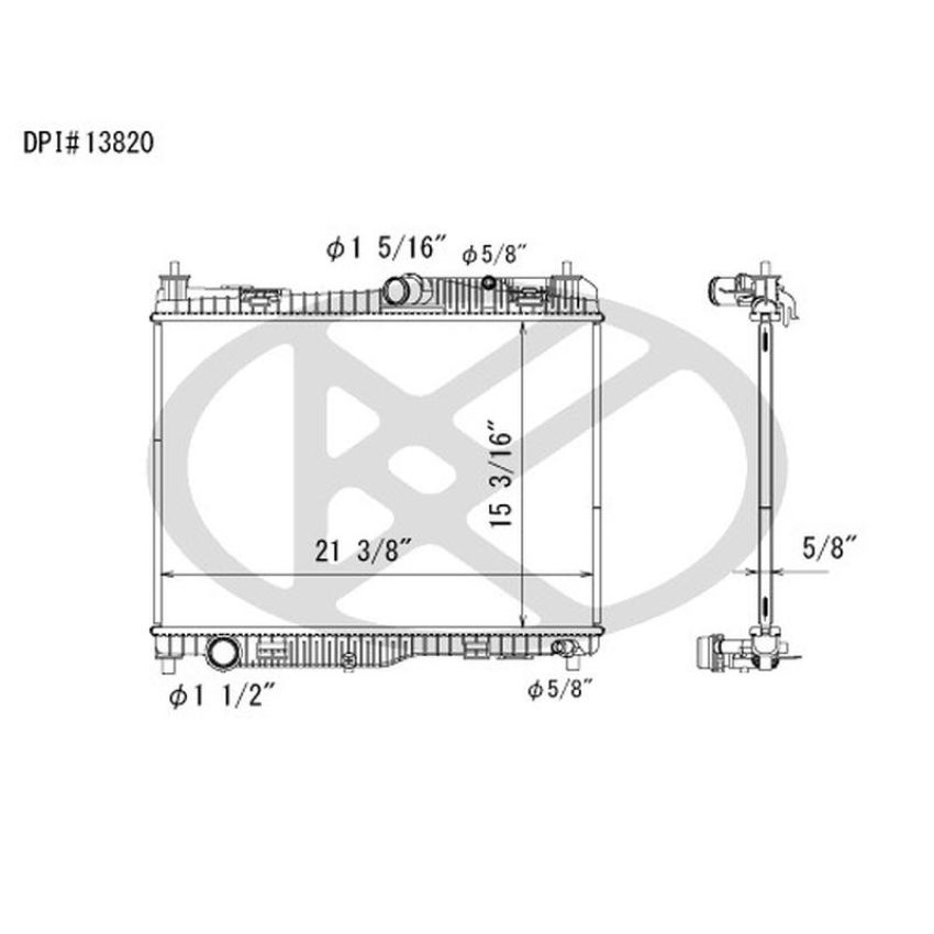KOYORAD A13820 Koyorad Radiator A13820