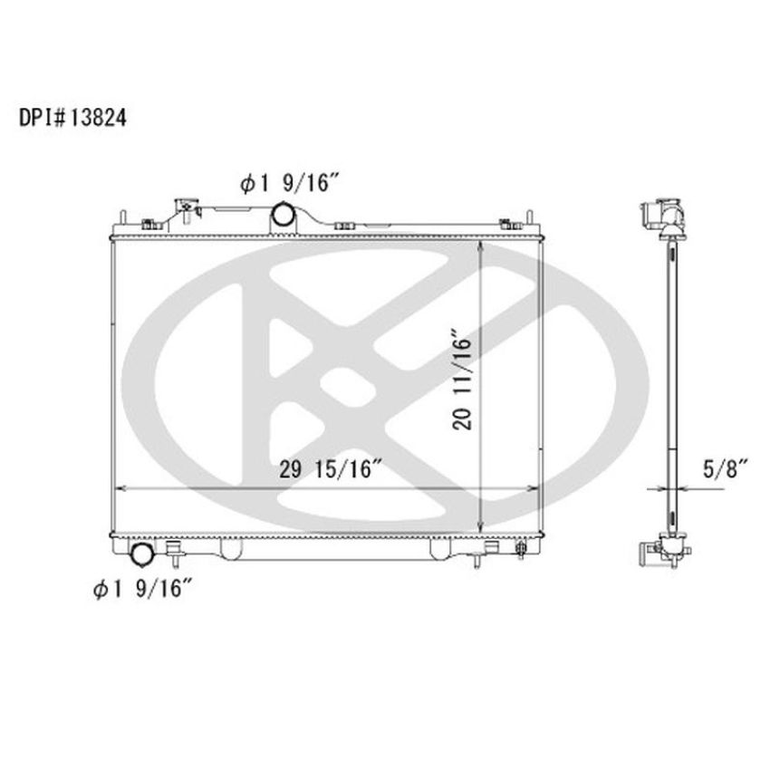 KOYORAD A13824 Koyorad Radiator A13824