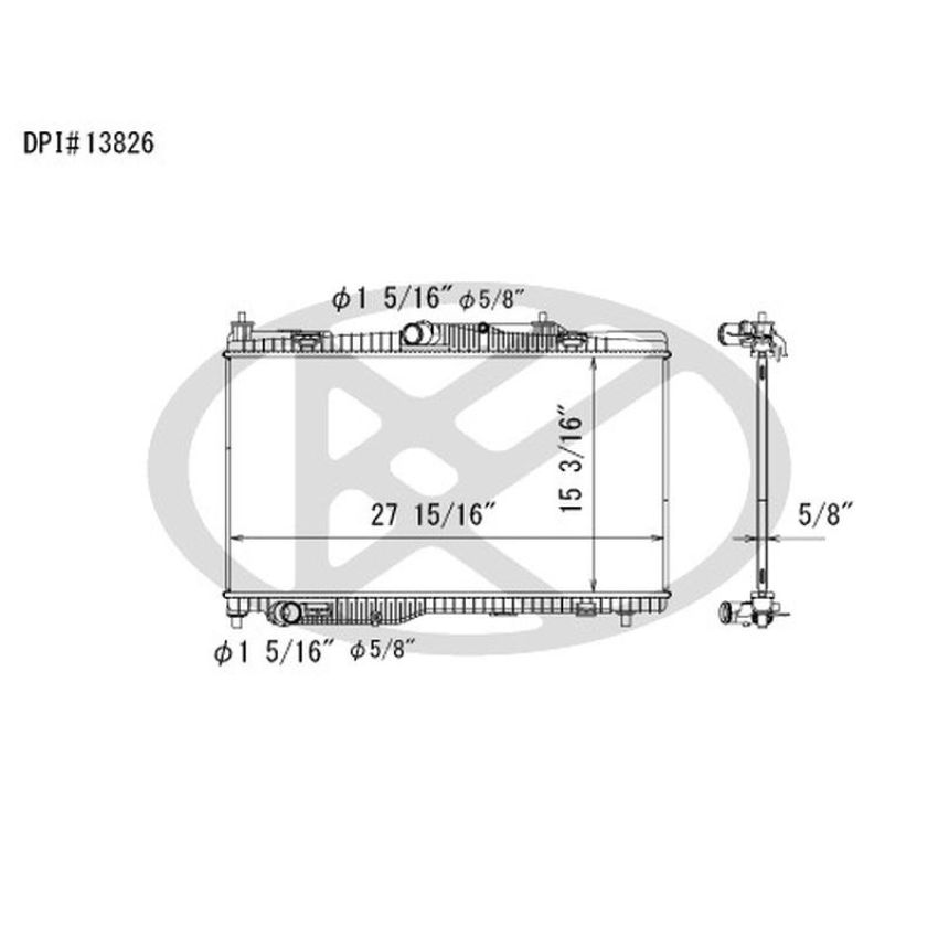KOYORAD A13826 Koyorad Radiator A13826