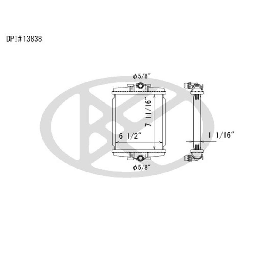 KOYORAD A13838 Koyorad Radiator A13838