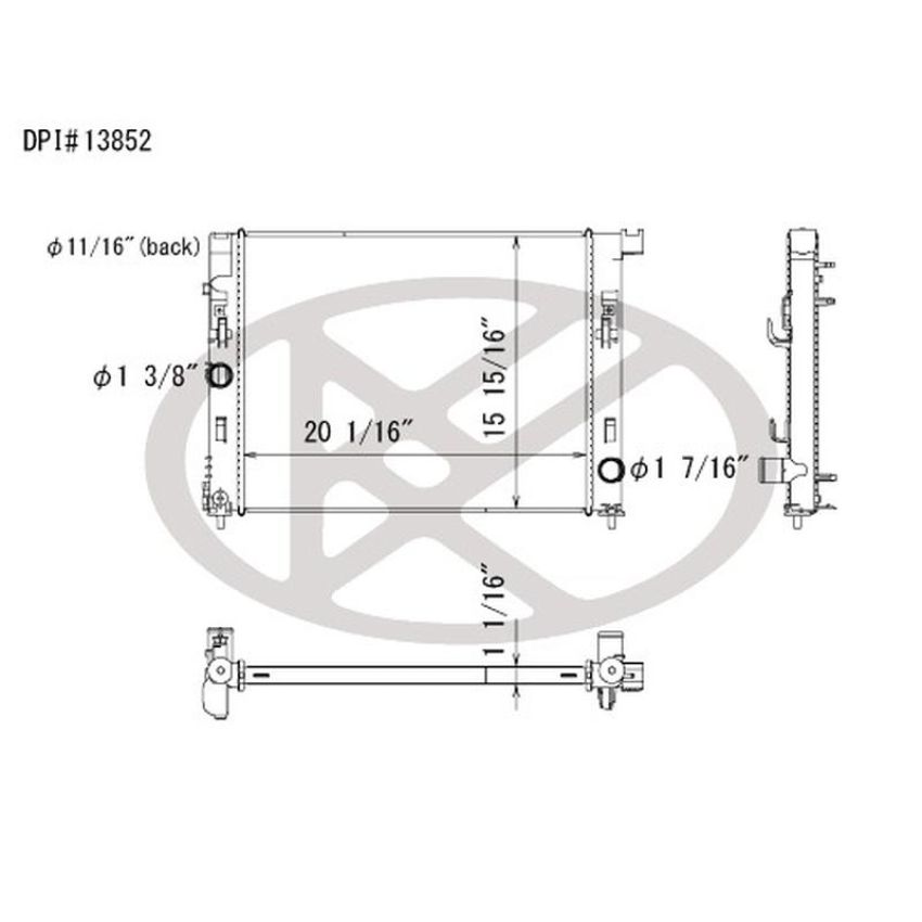 KOYORAD A13852 Koyorad Radiator A13852