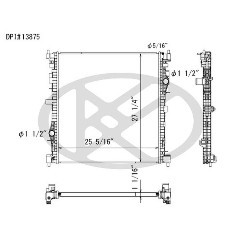 KOYORAD A13875 Koyorad Radiator A13875