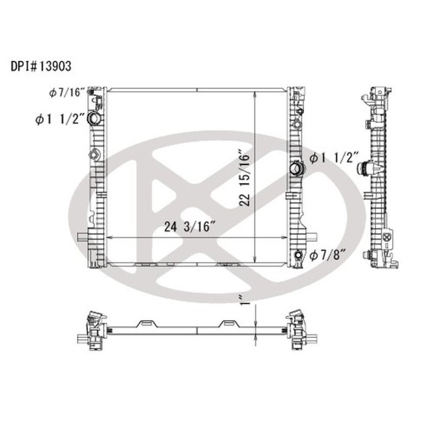 KOYORAD A13903 Koyorad Radiator A13903
