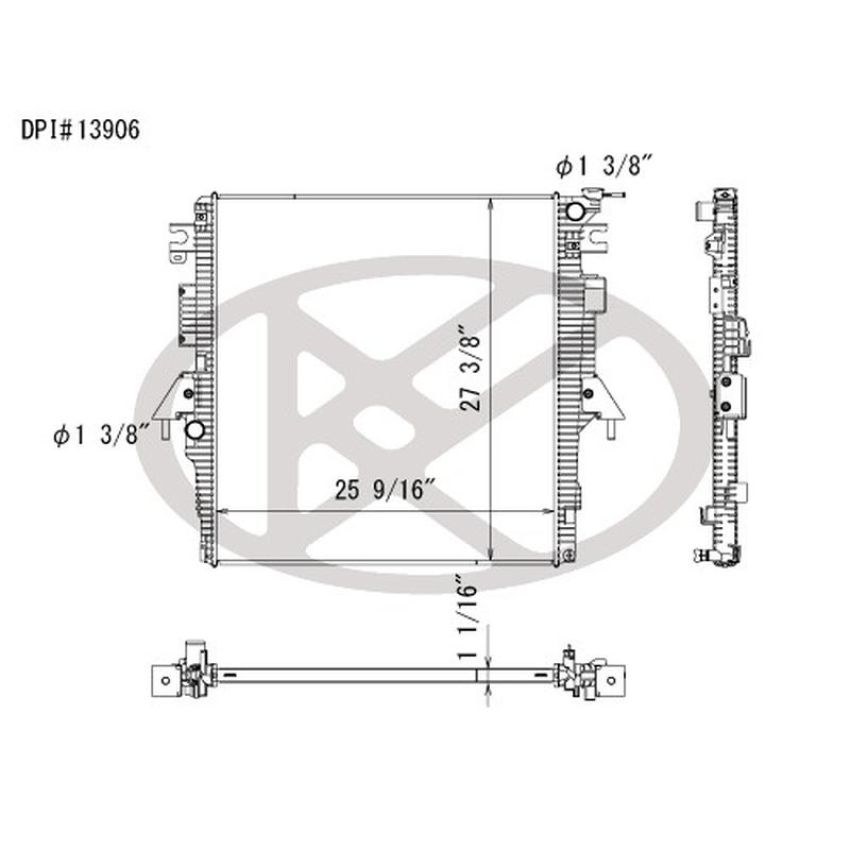 KOYORAD A13906 Koyorad Radiator A13906