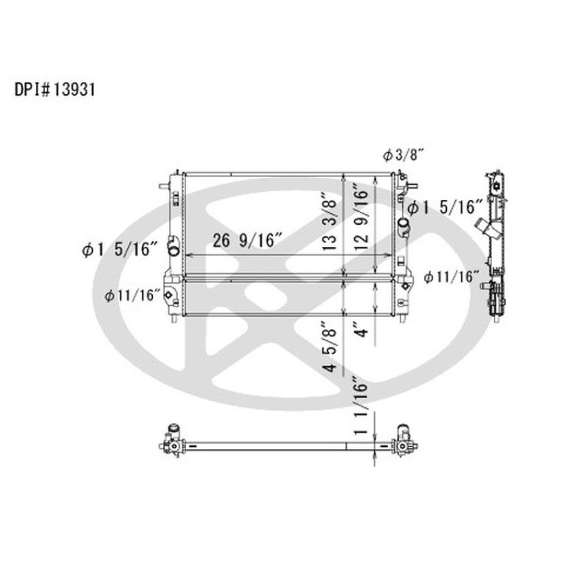 KOYORAD A13931 Koyorad Radiator A13931