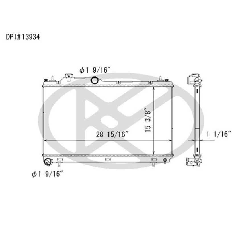 KOYORAD A13934 Koyorad Radiator A13934