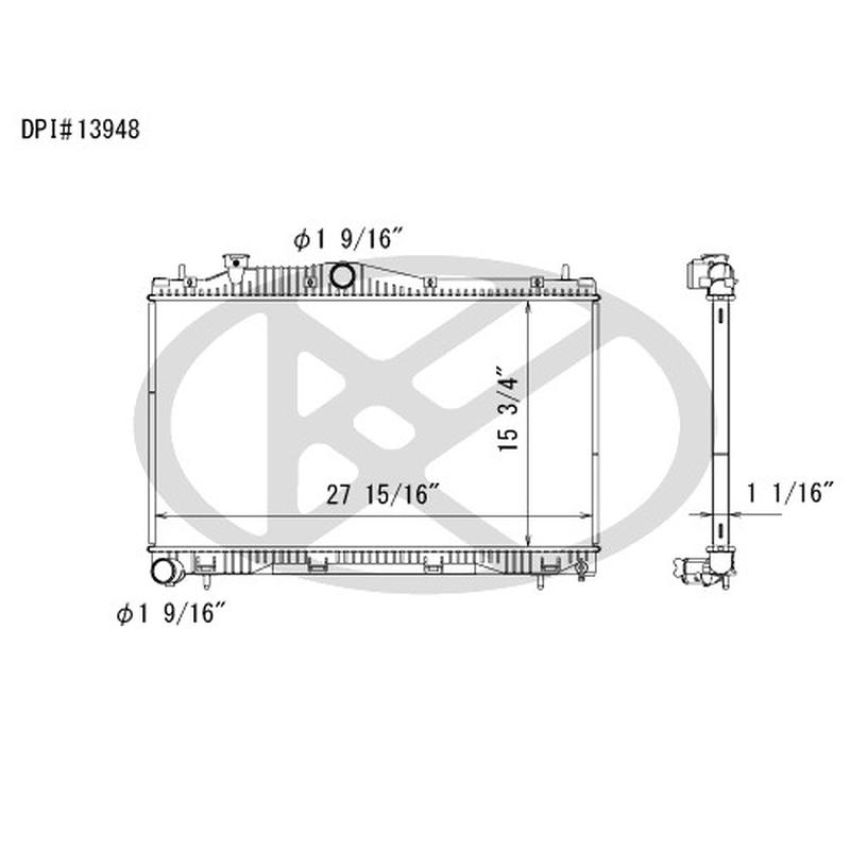 KOYORAD A13948 Koyorad Radiator A13948