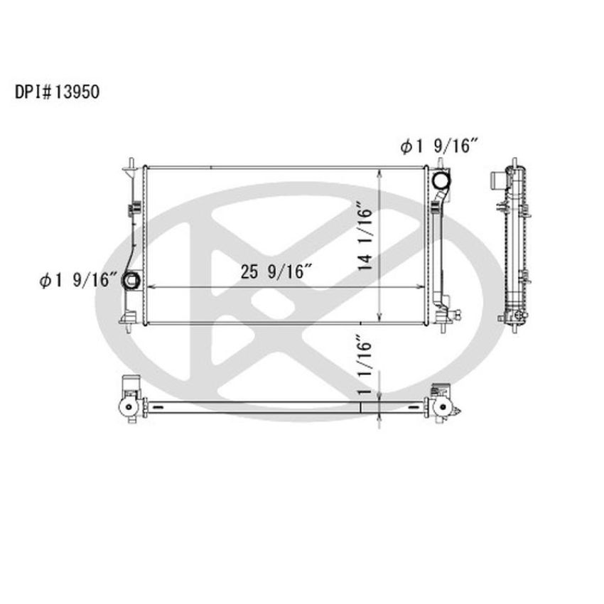 KOYORAD A13950 Koyorad Radiator A13950