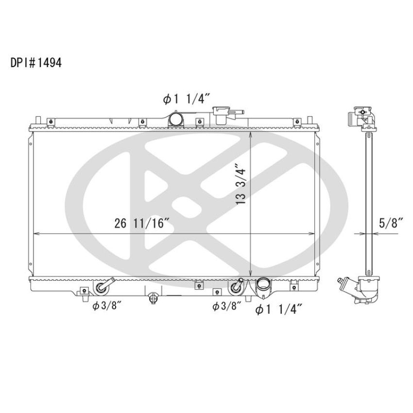 KOYORAD A1494 Koyorad Radiator A1494