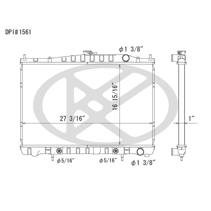 KOYORAD A1561 Koyorad Radiator A1561