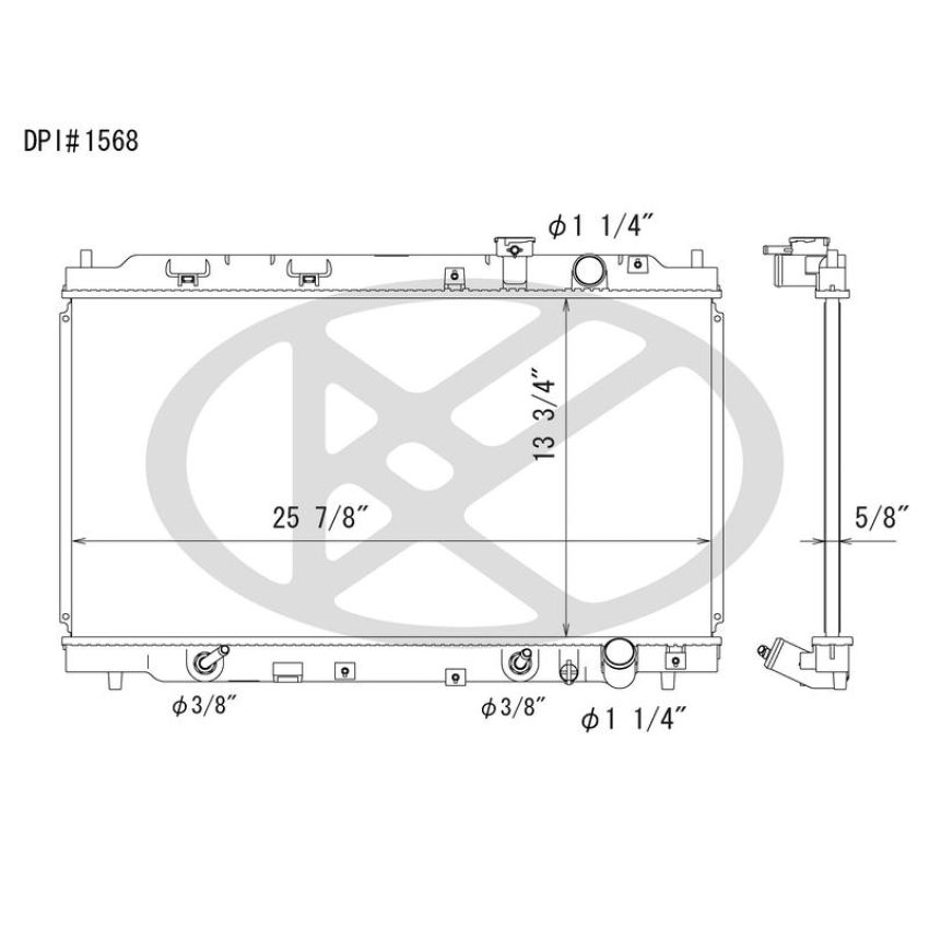 KOYORAD A1568 Koyorad Radiator A1568